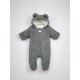 Демісезонний комбінезон Тедді сірий Decoza Moms TeddyDM912-6117-W04 74-80