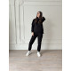 Теплий футерний костюм Чорний Decoza moms TFKxl-BP010 XL