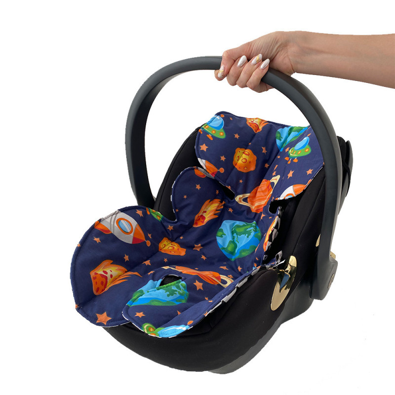 Вкладиш в автолюльку 0+ Космос Decoza Moms W0-S712-B2061