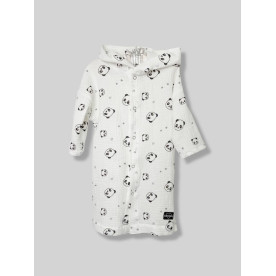 Мусліновий халатик на кнопках Пандочки Decoza Moms XL110128-ms033 110-128 см