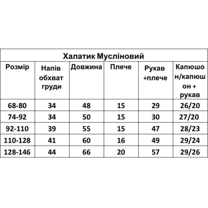 Мусліновий халатик на кнопках Білий Decoza moms XL128146-ms007 128-146