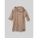 Мусліновий халатик на кнопках Бежевий Decoza Moms XL128146-ms037 128-146 см