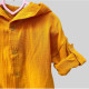 Мусліновий дитячий халатик на кнопках Гірчиця Decoza moms XL6874-ms014 68-74
