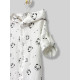 Мусліновий халатик на кнопках Пандочки Decoza Moms XL92110-ms033 92-110 см
