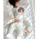Зимовий комбінезон з закритими ніжками Білий Decoza Moms zimakomb03-PM008 56-62 см Зимовий комбінезон з закритими ніжками Білий Decoza Moms zimakomb03-PM008 56-62 см