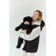Зимовий комбінезон з закритими ніжками Чорний Decoza Moms zimakomb03-PM010 56-62 см