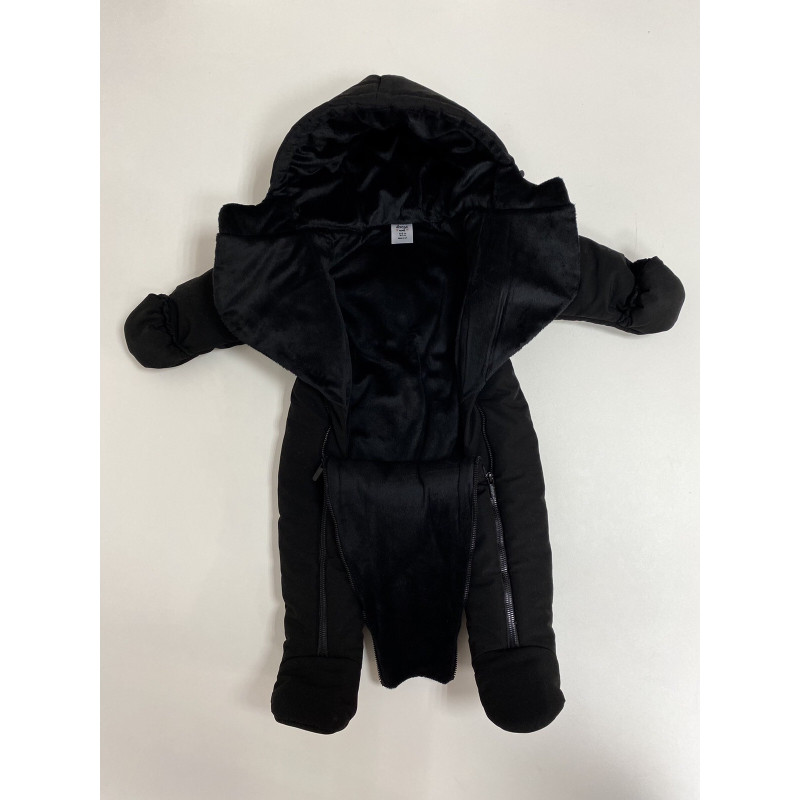 Зимовий комбінезон з закритими ніжками Чорний Decoza Moms zimakomb03-PM010 56-62 см