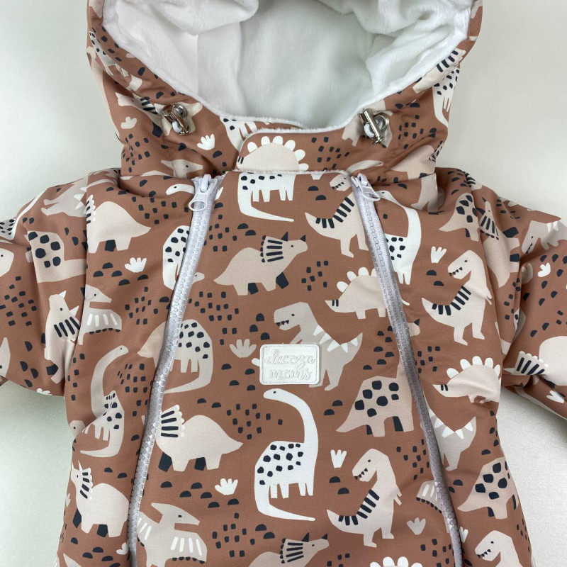Зимовий комбінезон з закритими ніжками Діно Decoza Moms zimakomb1218-OP42 80-86 см