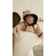 Зимовий комбінезон з закритими ніжками Бежевий Decoza Moms zimakomb1218-PM009 80-86 см