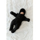 Зимовий комбінезон з закритими ніжками Чорний Decoza Moms zimakomb1218-PM010 80-86 см