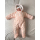 Зимовий комбінезон з закритими ніжками Сердечка Decoza Moms zimakomb36-OP41 62-68 см