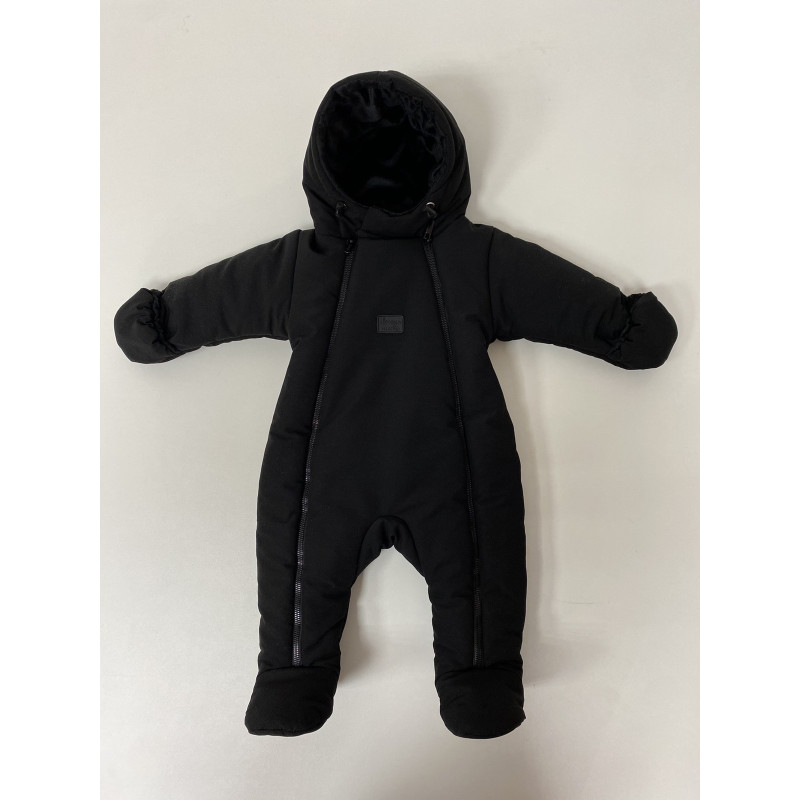 Зимовий комбінезон з закритими ніжками Чорний Decoza Moms zimakomb36-PM010 62-68 см