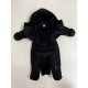 Зимовий комбінезон з закритими ніжками Чорний Decoza Moms zimakomb36-PM010 62-68 см