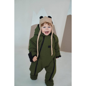 Зимовий комбінезон з закритими ніжками Хакі Decoza Moms zimakomb69-pm005 68-74