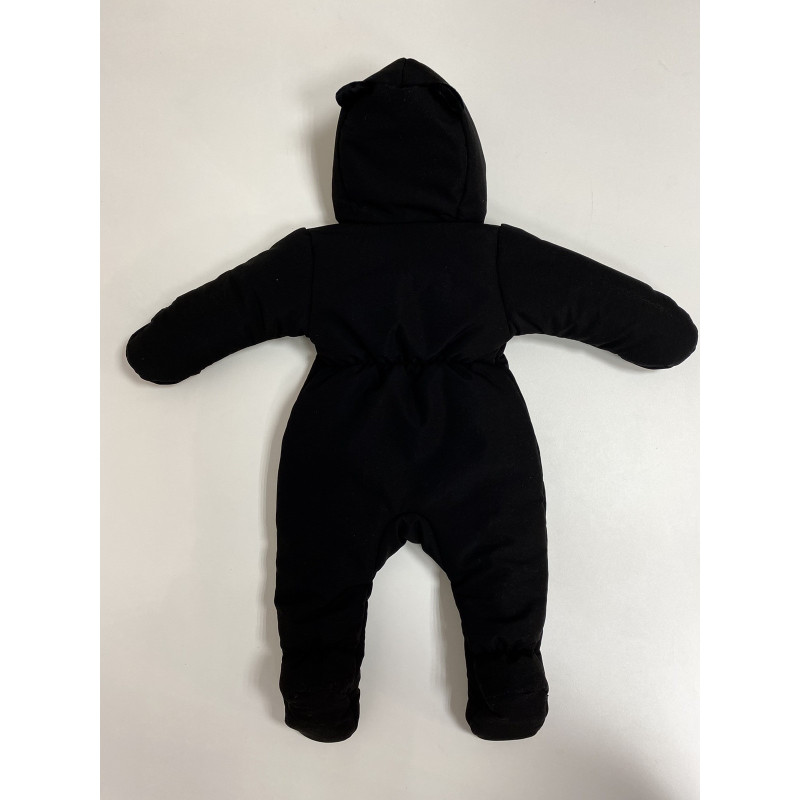 Зимовий комбінезон з закритими ніжками Чорний Decoza Moms zimakomb69-PM010 68-74 см