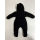 Зимовий комбінезон з закритими ніжками Чорний Decoza Moms zimakomb69-PM010 68-74 см