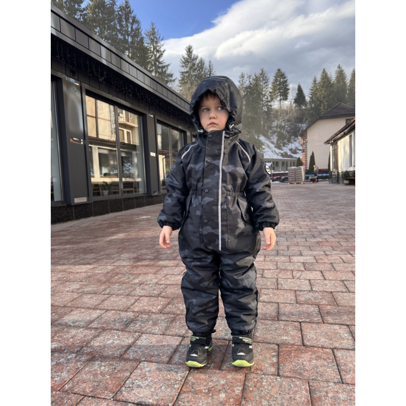 Зимовий комбінезон Чорний камуфляж Decoza Moms zimk104110-OP306-pl016 104-110 см