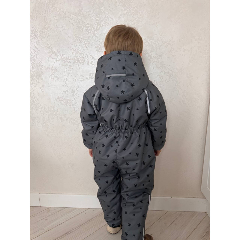 Зимовий комбінезон Зірки на сірому Decoza Moms zimk104110-Op309-pl016 104-110 см