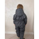 Зимовий комбінезон Зірки на сірому Decoza Moms zimk110116-Op309-pl016 110-116 см