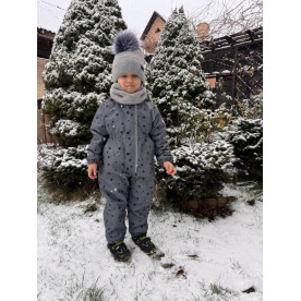Зимовий комбінезон Зірки на сірому Decoza Moms zimk116122-Op309-pl016 116-122 см