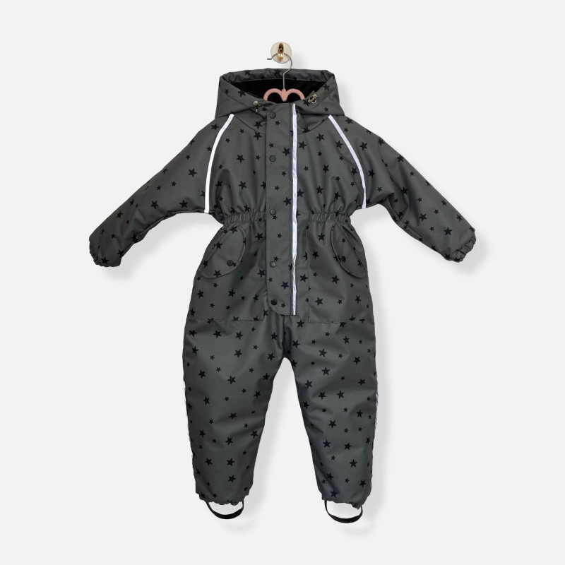 Зимовий комбінезон Зірки на сірому Decoza Moms zimk116122-Op309-pl016 116-122 см