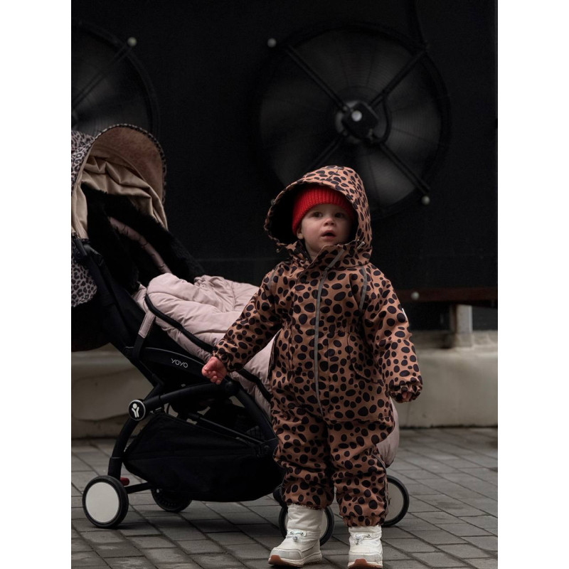 Зимовий комбінезон Гепардовий принт Decoza Moms zimk7480-OP305-pl016 74-80 см