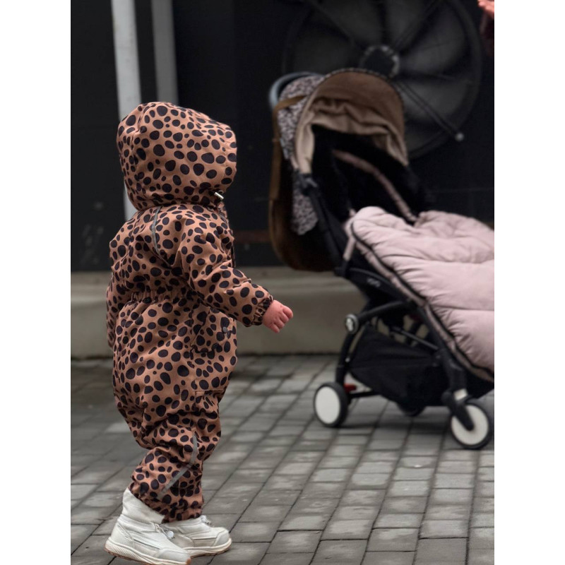 Зимовий комбінезон Гепардовий принт Decoza Moms zimk7480-OP305-pl016 74-80 см