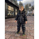 Зимовий комбінезон Чорний камуфляж Decoza Moms zimk7480-OP306-pl016 74-80 см
