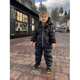 Зимовий комбінезон Чорний камуфляж Decoza Moms zimk8086-OP306-pl016 80-86 см