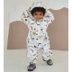 Зимовий комбінезон Діно бежеві Decoza Moms zimk9298-OP029-pl07