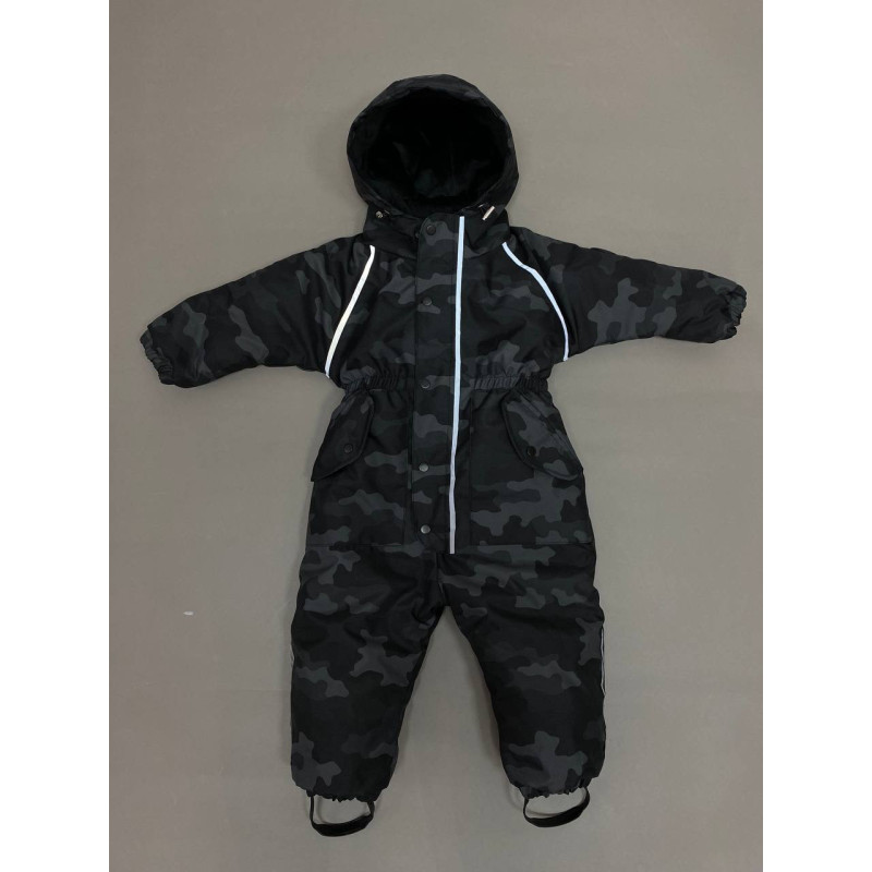 Зимовий комбінезон Чорний камуфляж Decoza Moms zimk9298-OP306-pl016 92-98 см