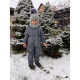 Зимовий комбінезон Зірки на сірому Decoza Moms zimk9298-Op309-pl016 92-98 см
