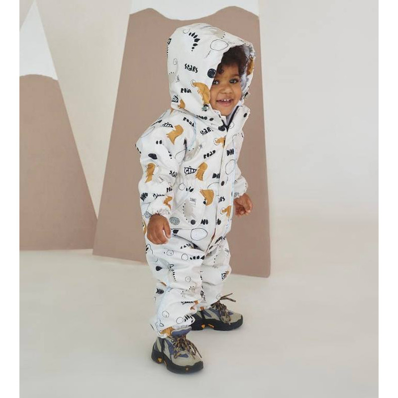 Зимовий комбінезон Діно бежеві Decoza Moms zimk98104-OP029-pl07