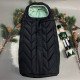 Зимовий кокон для новонароджених Чорний з м'ятним Decoza moms zk-pm009-W06 Зимовий кокон для новонароджених Чорний з м'ятним Decoza moms zk-pm009-W06