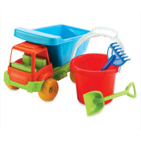 Пляжний набір з машиною Dede малий 280*240*160 мм