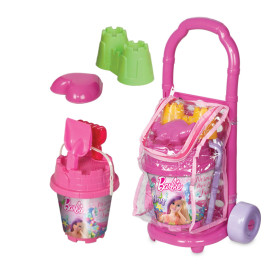 Пляжниий набір у візочку Dede Barbie 310*570*210 мм