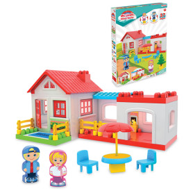 Конструктор Dede Будиночок 37 елементів 370*500*110 мм