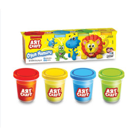 Набір для творчості з тіста Dede 4 кольори Art Craft 448 г 275*82*68 мм