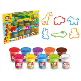 Набір для творчості з тіста Dede Звірятка Art Craft 560 г 280*180*62 мм