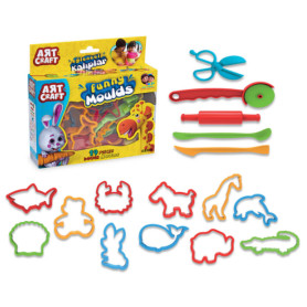 Форми для творчості Dede Веселі звірята Art Craft 210*200*50 мм