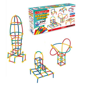 Конструктор Dede соломинки Спортмайданчик 300 шт. 365*262*55 мм