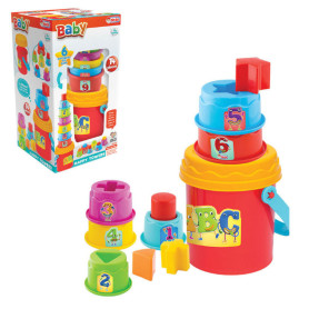 Сортер-пірамідка Dede набір відерець 152*279*147 мм