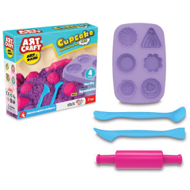 Кінетичний пісок Dede Ліплення кексів Art Craft 500 г 223*220*60 мм