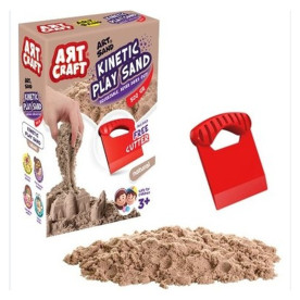 Кінетичний пісок Dede коричневий Art Craft 500 г 130*175*53 мм