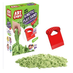 Кінетичний пісок Dede зелений Art Craft 500 г 130*175*53 мм