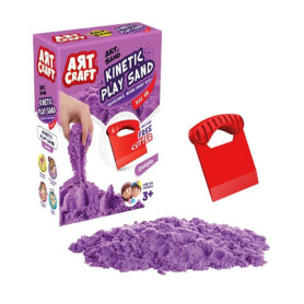 Кінетичний пісок Dede фіолетовий Art Craft 500 г 130*175*53 мм