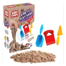 Кінетичний пісок Dede коричневий Art Craft 1000 г 150*222*58 мм