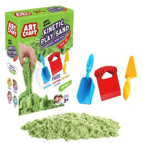Кінетичний пісок Dede зелений Art Craft 1000 г 150*222*58 мм