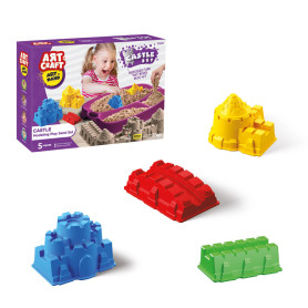 Кінетичний пісок Dede Замок Art Craft 600 г 270*240*60 мм