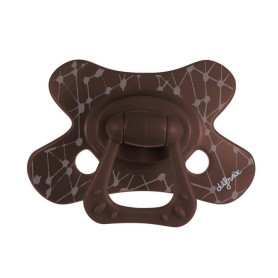 Пустушка Difrax силіконова Natural 6+ міс, Chocolate_grid